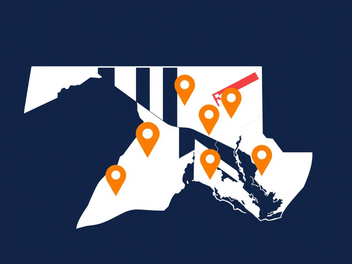 Primary service area map — Chevy Chase, Maryland and the surrounding DMV